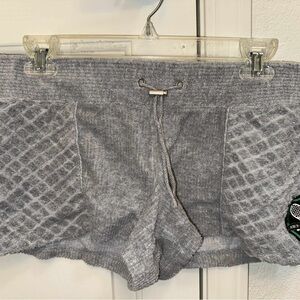 Vintage Juicy Couture/ Gray Women's Terry Velour Waffle Knit Shorts/aNWT/RARE